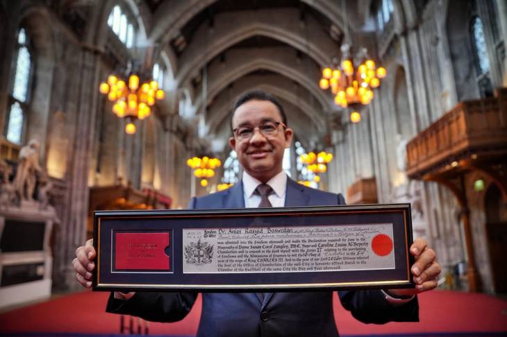 Anies Baswedan Terima Freedom City of London, Apa Artinya?
