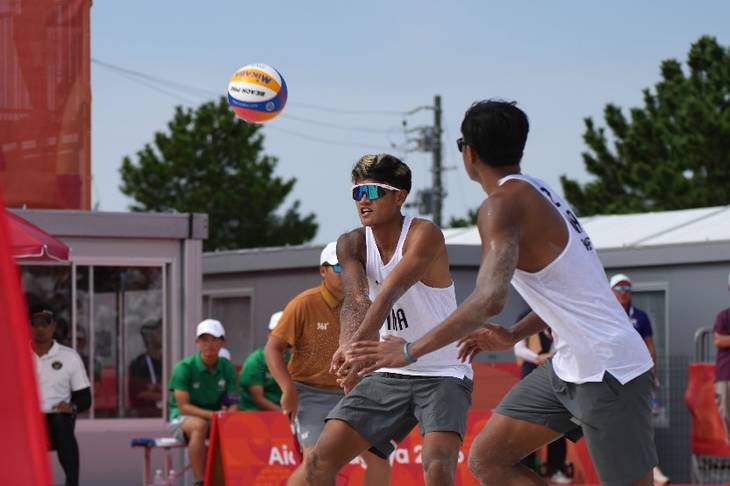 Cerita Heroik Bintang/Sofyan Lawan Rasa Sakit Demi Kibarkan Merah Putih di Voli Pantai Asian Games 2026