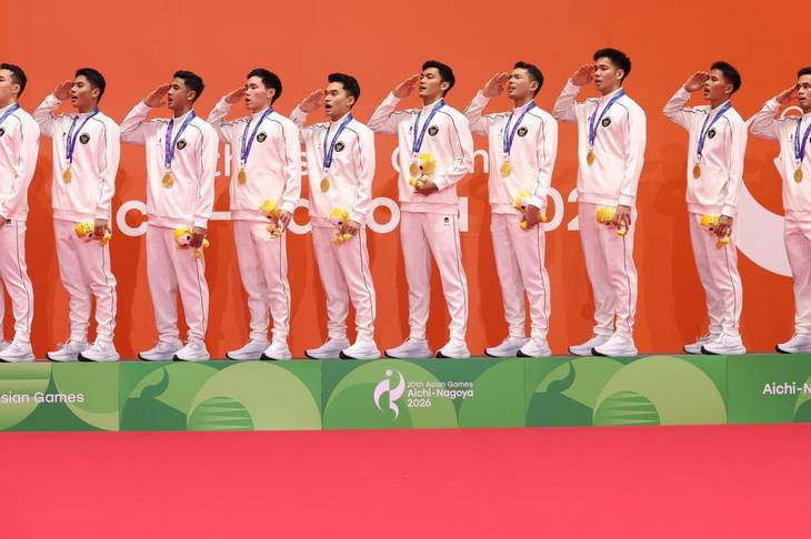 Kisah Dramatis Tim Bulu Tangkis Putra Indonesia Saat Sabet Emas Asian Games 2026