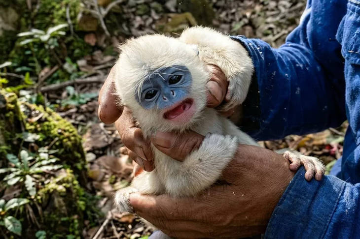Terkepung Karhutla Ciremai, Bayi Surili Akhirnya Kembali ke Pelukan Induknya