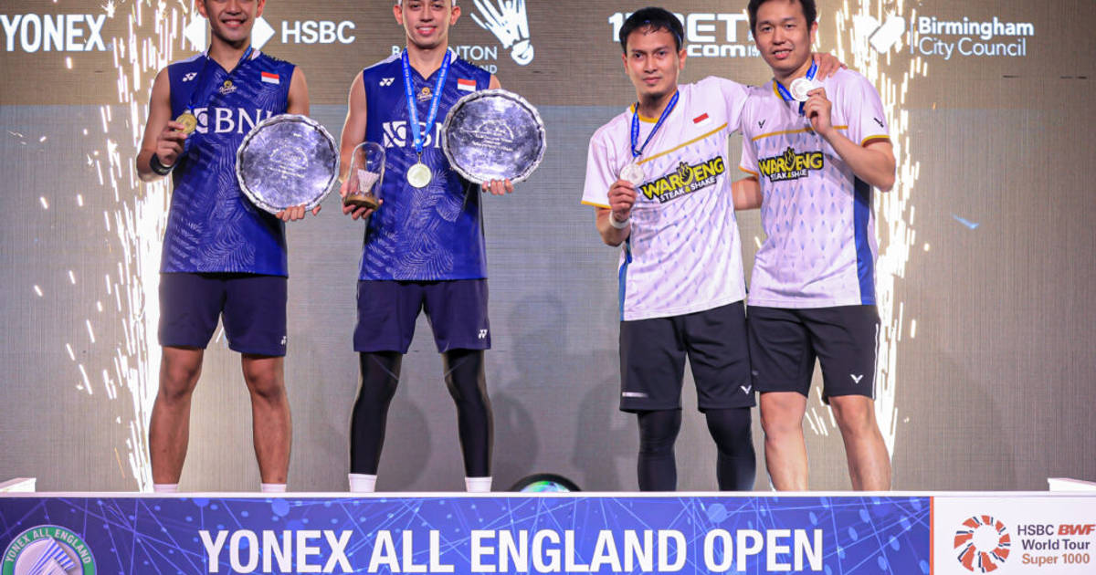 All England 2023: China & Korsel Dapat 2 Gelar, All Indonesian Final di Ganda Putra