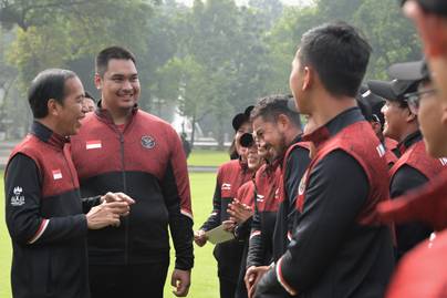 Presiden Jokowi Lepas Kontingen Indonesia di SEA Games 2023, Jumlahnya 599 Atlet