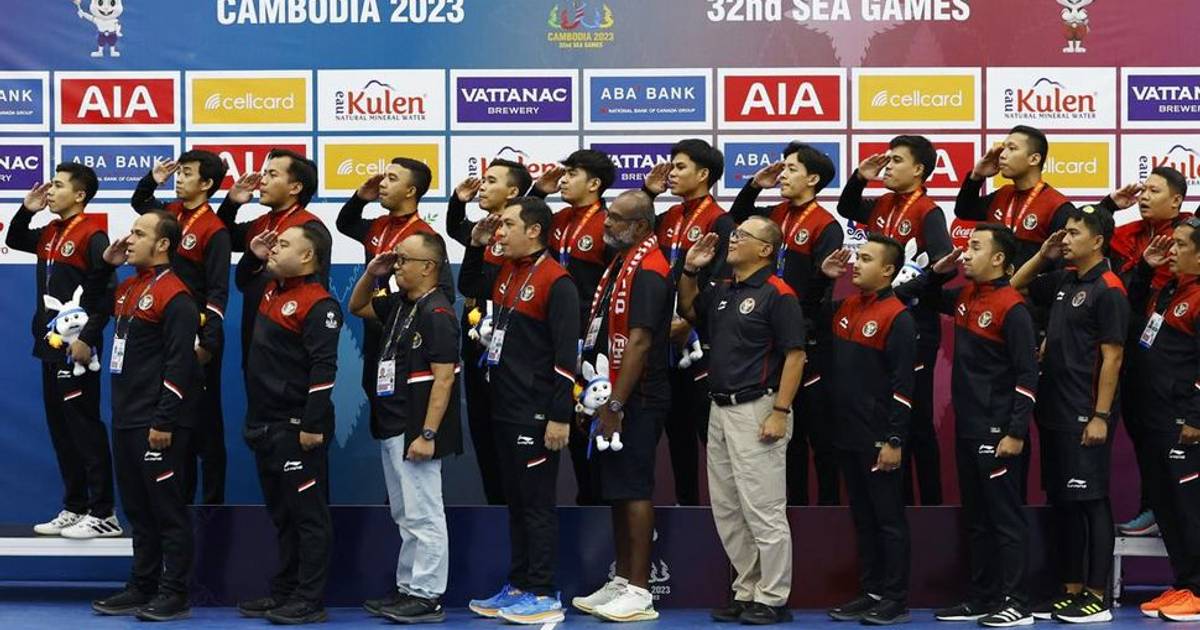 Aksi Heroik 'Comeback' Tim Hoki Indoor Indonesia Runtuhkan Dominasi Malaysia di SEA Games 2023