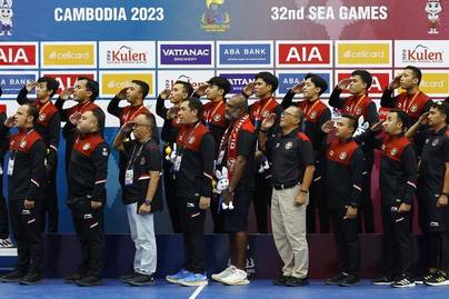Aksi Heroik 'Comeback' Tim Hoki Indoor Indonesia Runtuhkan Dominasi Malaysia di SEA Games 2023