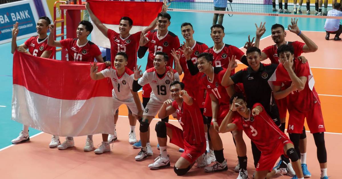 Tim Voli Indonesia Catatkan Hattrick Emas Setelah Bungkam Tuan Rumah di SEA Games 2023