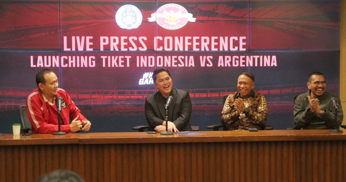PSSI Rilis Informasi Tiket Indonesia vs Argentina, Ini Daftar Harganya!