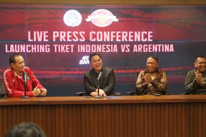PSSI Rilis Informasi Tiket Indonesia vs Argentina, Ini Daftar Harganya!