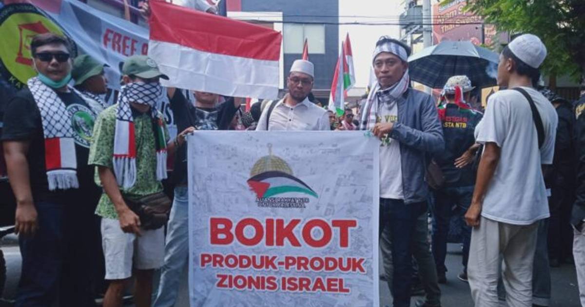65% Warga Indonesia Dukung Aksi Boikot Produk Terafiliasi Israel
