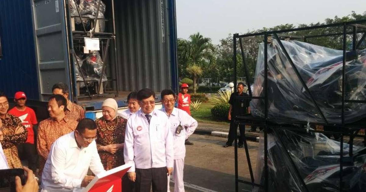 Ekspor Sepeda Motor Indonesia Kian Menurun
