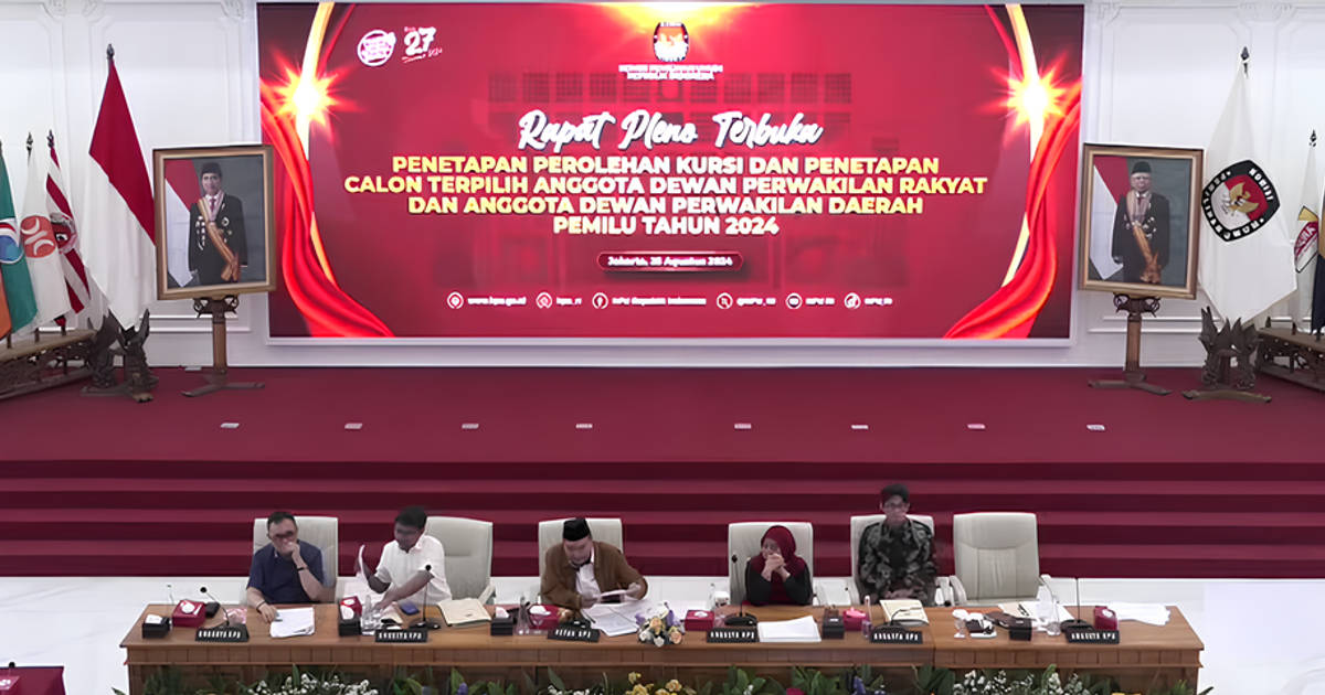 Pengumuman Hasil Pileg 2024: 8 Partai Lolos Parlemen 2024-2029