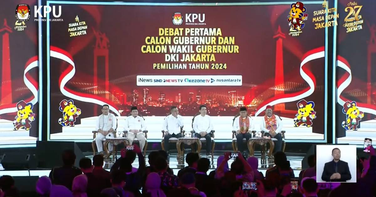 Semuanya di Weekend, Cek Jadwal Debat Pilkada Jakarta 2024