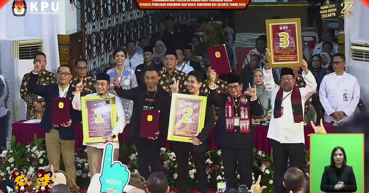 Cek Elektabilitas Terkini Paslon Pilkada DKI Jakarta 2024