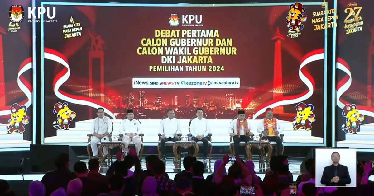 Debat Perdana Cagub Jakarta: Siapa Kandidat Paling Memikat?