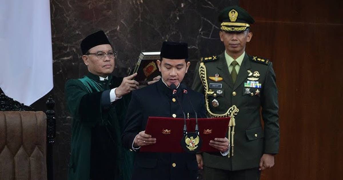 Di Balik Penetapan Gibran sebagai Wapres Termuda RI