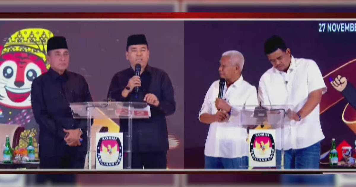 Pilkada Sumut 2024 Masuk Masa Debat, Siapa Calon Gubernur yang Paling Disukai?
