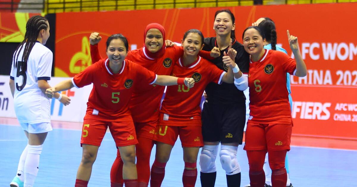 Libas Kirgistan 11-3, Indonesia di Puncak Klasemen Grup B Kualifikasi Piala Asia Futsal Putri