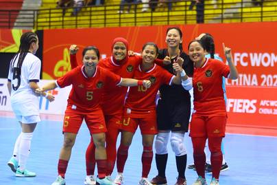Libas Kirgistan 11-3, Indonesia di Puncak Klasemen Grup B Kualifikasi Piala Asia Futsal Putri