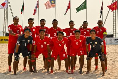Naik 15 Peringkat, Inilah Ranking Timnas Sepak Bola Pantai Indonesia Terkini