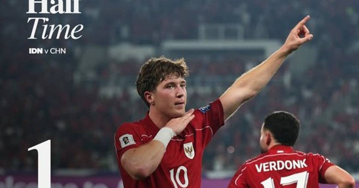 Statistik Babak 1 Indonesia vs China, Garuda Mendominasi