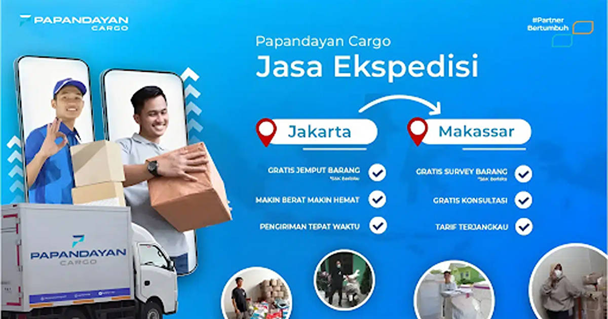 Rekomendasi Ekspedisi Jakarta Makassar Paling Hemat bersama Papandayan Cargo