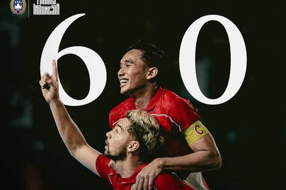 Skor 6-0 Hasil Pertandingan Timnas Indonesia vs China Taipei, Pesta Gol Lagi Setelah 2 Tahun