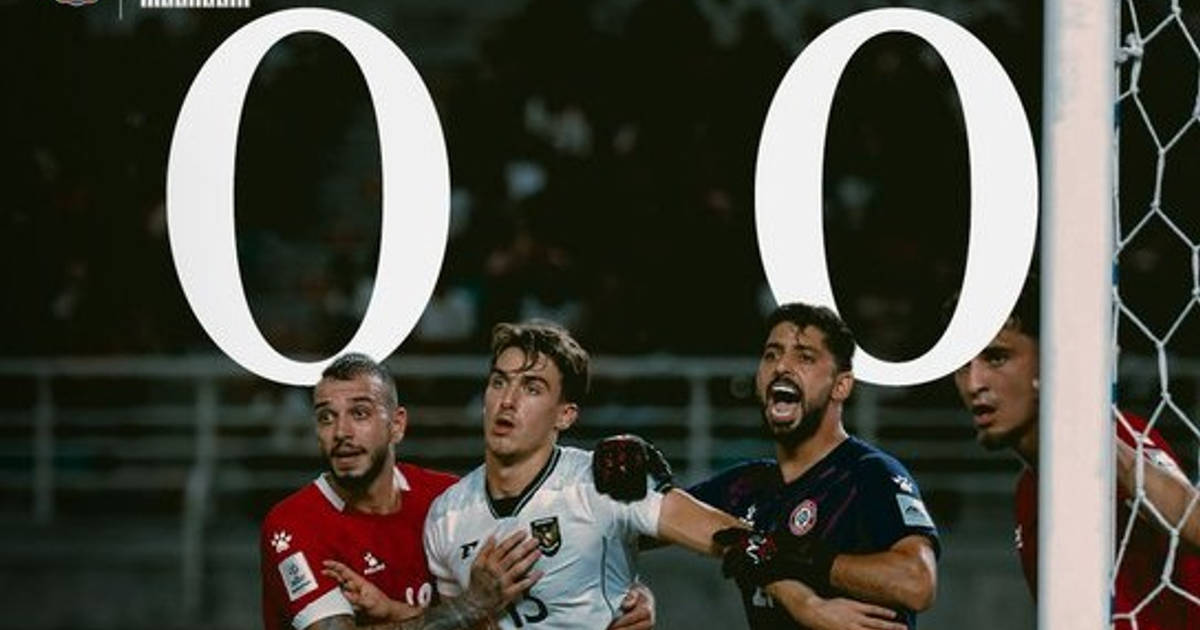 Skor 0-0 Hasil Pertandingan Timnas Indonesia vs Lebanon, Garuda Jaga Rekor Nirkalah