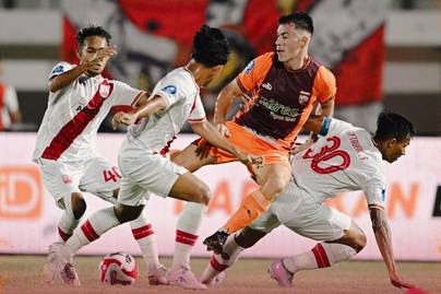 Skor 1-0 Hasil Pertandingan Borneo FC vs Persis, Gol Peralta Bikin Pesut Etam Berjaya