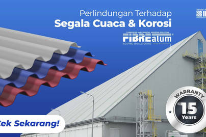 Inovasi Atap Industri dan Modern dengan Atap Fiber Intec Persada dan Atap UPVC Ecoroof untuk Proyek Efisien dan Tahan Cuaca Ekstrem
