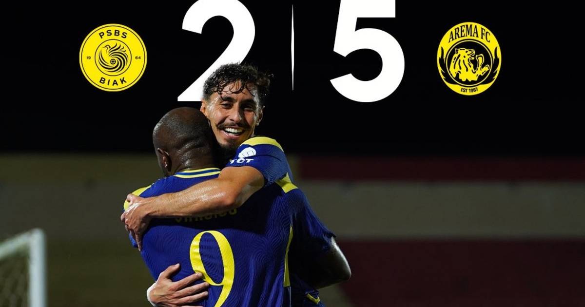 Skor 5-2 Hasil Pertandingan PSBS vs Arema FC, Singo Edan Perpanjang Dominasi