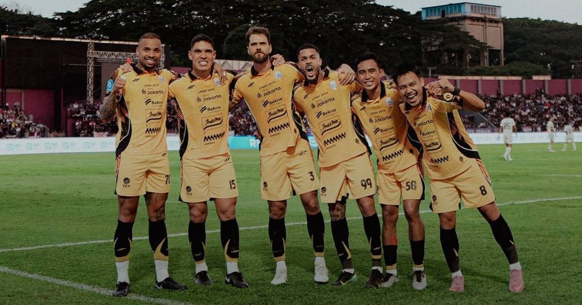 Skor 3-1 Hasil Pertandingan Persik vs Persija, Macan Kemayoran Terus Dominan
