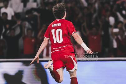 Skor 1-0 Hasil Babak Pertama Indonesia vs Mozambik, Gol Ole Romeny Bawa Timnas Garuda Unggul