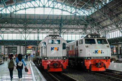10 Stasiun Kereta Api Jarak Jauh Tersibuk per Semester I 2026