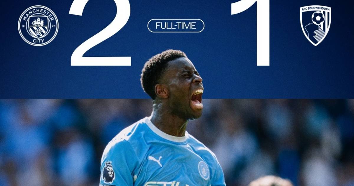 Hasil Pertandingan Manchester City vs AFC Bournemouth di Liga Inggris: Skor 2-1, The Citizens Sukses Comeback Lewat Gol Dari Para Bek