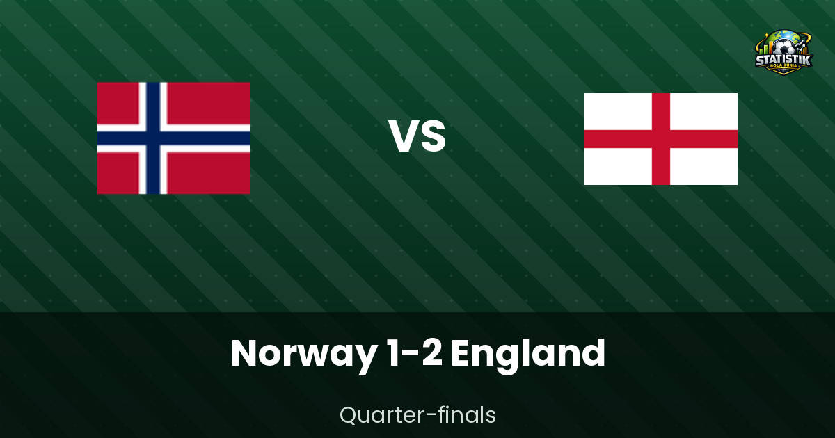 Hasil Norway vs England Perempat Final Piala Dunia 2026: Bellingham Borong Dwigol, Drama Akhir Menit Bawa The Three Lions ke Semifinal