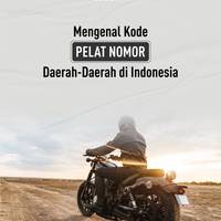 Mengenal Kode Pelat Nomor Daerah-Daerah di Indonesia