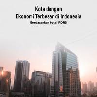 Kota dengan Ekonomi Terbesar di Indonesia