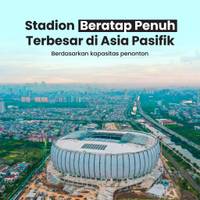 Stadion Beratap Penuh Terbesar di Asia Pasifik