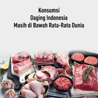 Konsumsi Daging Indonesia Masih di Bawah Rata-Rata Dunia