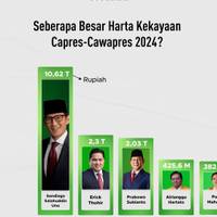 Menghitung Harta Kekayaan Bakal Capres-Cawapres 2024