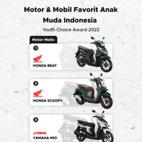 Motor dan Mobil Favorit Anak Muda Indonesia 2022