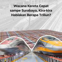 Wacana Kereta Cepat Sampe Surabaya, Kira-kira Habiskan Berapa Triliun?