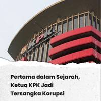 Pertama dalam Sejarah, Ketua KPK Jadi Tersangka Korupsi!