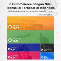 Daftar E-Commerce dengan Nilai Transaksi Terbesar di Indonesia