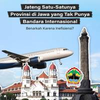 Jateng Satu-Satunya Provinsi di Jawa yang Tak Punya Bandara Internasional