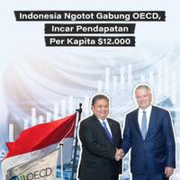 Indonesia Ngotot Gabung OECD, Incar Pendapatan Per Kapita US$12.000