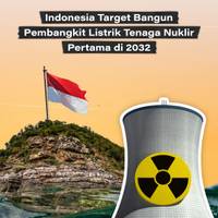 Indonesia Target Bangun Pembangkit Listrik Tenaga Nuklir Pertama di 2032