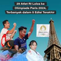 29 Atlet Indonesia Lolos ke Olimpiade Paris 2024, Terbanyak dalam 5 Edisi Terakhir
