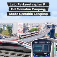 Laju Perkeretaapian RI: Rel Semakin Panjang, Moda Semakin Lengkap