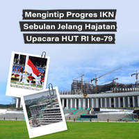 Mengintip Progres IKN Sebulan Jelang Hajatan HUT RI ke-79