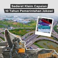 Sederet Klaim Capaian 10 Tahun Pemerintahan Jokowi